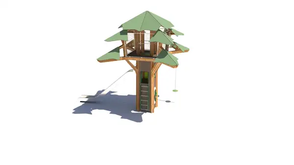 ARBRE CANOPÉE PLAYTREE L - avec toboggan CANOPY DESIGN